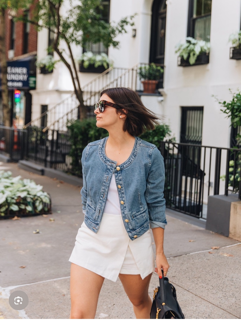 J. Crew Louisa Lady Day Denim Cropped Jacket